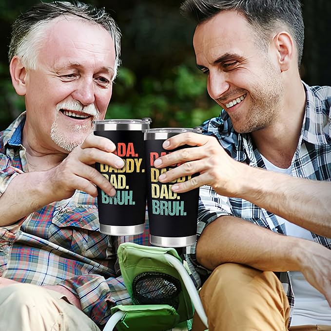 Christmas Gifts for Dad, Men - Gifts for Dad from Daughter, Son - Dads Birthday Gift Ideas, Happy Birthday gifts for Dads, Fathers - Best Dad Ever Gift, Present for dads - 20 Oz dad Tumbler