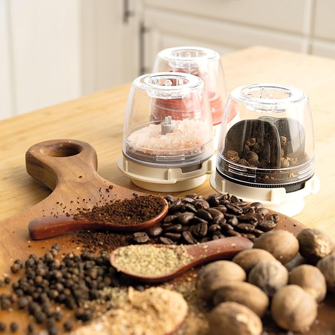 FinaMill Interchangeable Spice Pod - FinaPod PRO Plus for Everyday Use - Grinds More Than Just Salt & Pepper, Ideal for Cooking Spices and Oily Seeds Like Sesame - 1 Pod