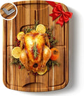 Cutting Board Wood Chopping Board Double Sided Charcuterie Boards Serving Board Kitchen Essential House Warming Hostess Host Gift Serving Tray for Christmas Wedding Birthday Anniversary Black