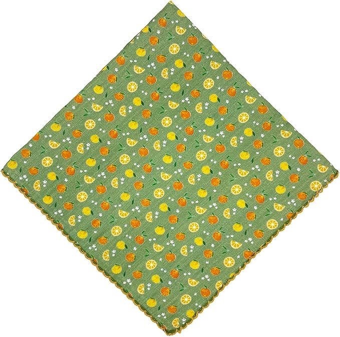 21x21 inches 100% Cotton Bandana for Women - Soft Square Scarf, Multi-Purpose Head Covering, Hair Bandana