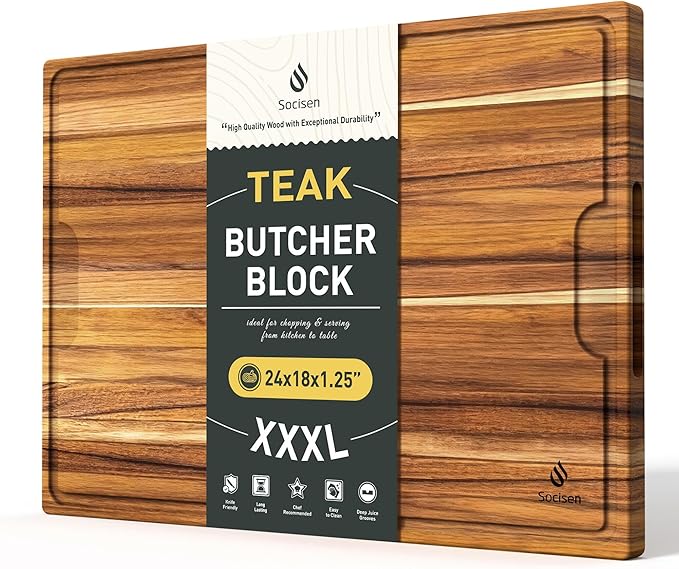 Cutting Board Wood Chopping Board Double Sided Charcuterie Boards Serving Board Kitchen Essential House Warming Hostess Host Gift Serving Tray for Christmas Wedding Birthday Chocolate Brown