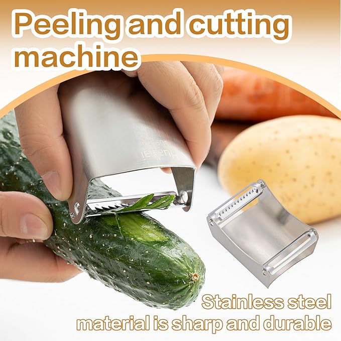 -Potato Apple Vegetable Peelers for Kitchen, Multifunction, Easy to handle, easy Julienne and precise peeling (2-in-1 peeler)