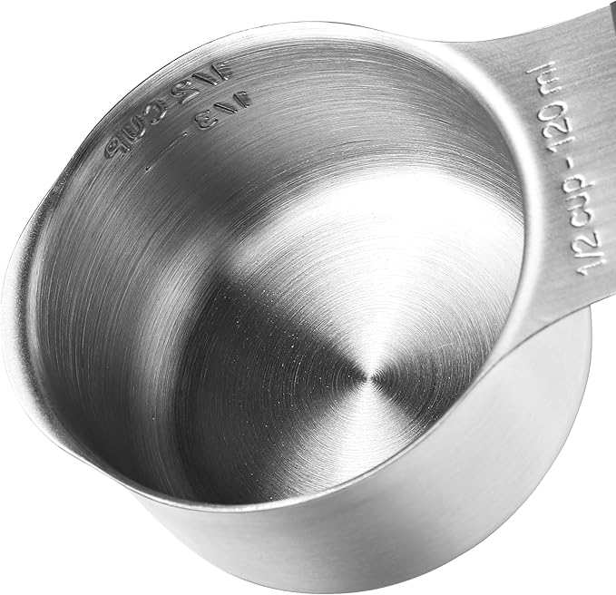Magnetic Measuring Cup Set of 7,Stainless Steel Magnetic Measuring Cups,Heavy Duty Measuring Cups for Dry and Liquid Ingredients