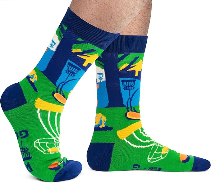 Lavley Funny Socks for Sports Fans and Players - Cool Novelty Gifts for Men, Women, & Teens
