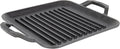 Lodge 11" Cast Iron Square Grill Pan - Chef Collection - Pre-Seasoned Cast Iron Pan - Versatile Cooking - Indoor & Outdoor Use - Incredible Heat Retention