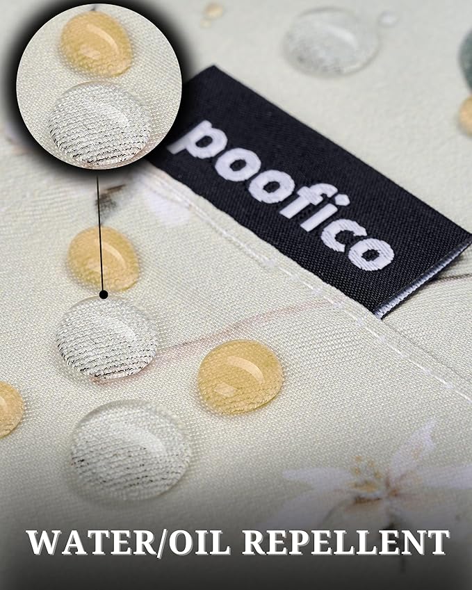 Premium Adjustable Cooking Aprons for Women with Pockets| Poly-Cotton Waterproof Kitchen Apron| Cute Floral Design, Long Ties