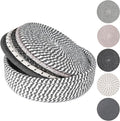 Trivets for Hot Dishes, 8 Inch for Pots and Pans, Thicken Heat Resistant With Storage Basket, Pot Holders for Kitchen, Hot Pads Kitchen Essentials, 5 Pcs