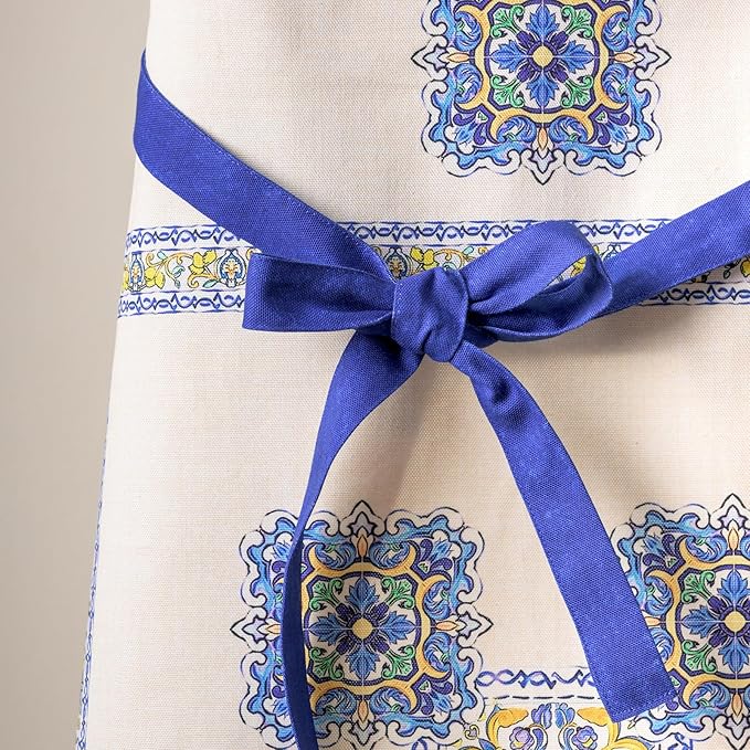 Maison d' Hermine 100% Cotton Apron for women with Pocket Kitchen Chef Apron for Men Cooking Gardening Server Waitress