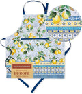 Maison d' Hermine 100% Cotton Apron for women with Pocket Kitchen Chef Apron for Men Cooking Gardening Server Waitress