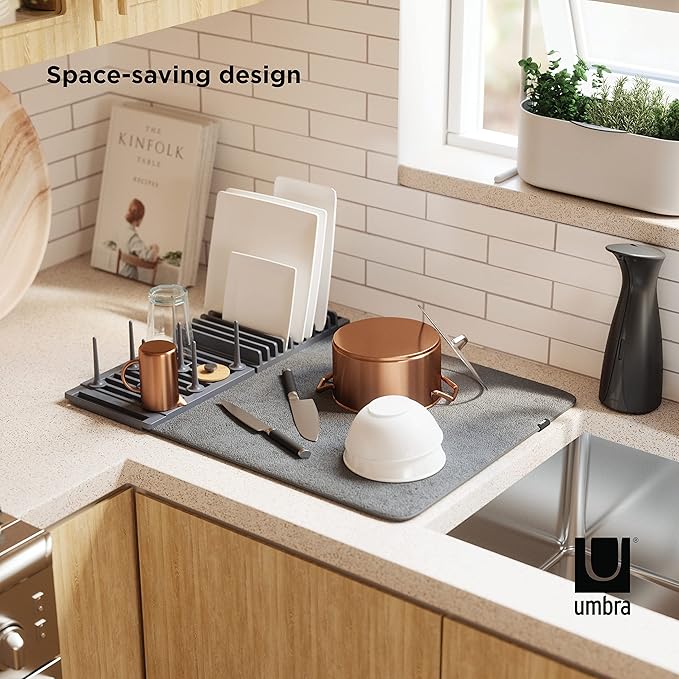 Umbra UDry Peg Drying Rack with Mat