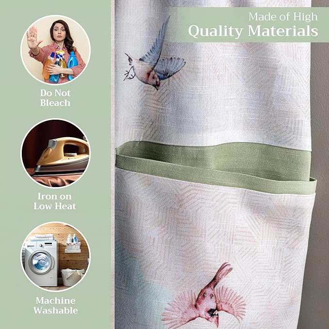 Maison d' Hermine 100% Cotton Apron for women with Pocket Kitchen Chef Apron for Men Cooking Gardening Server Waitress