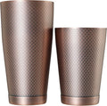 Barfly Diamond Lattice Shaker Set, Antique Copper