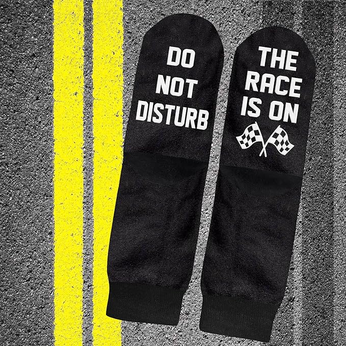 VICRAZY Racing Car, Sport Car Socks for Men, Women - Formula 1 Gifts, Racing Socks, Stocking Stuffers for Men, Women