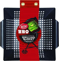 TableCraft BBQ Nonstick Square Grilling Basket with Steel Handle, Small/Medium, Black