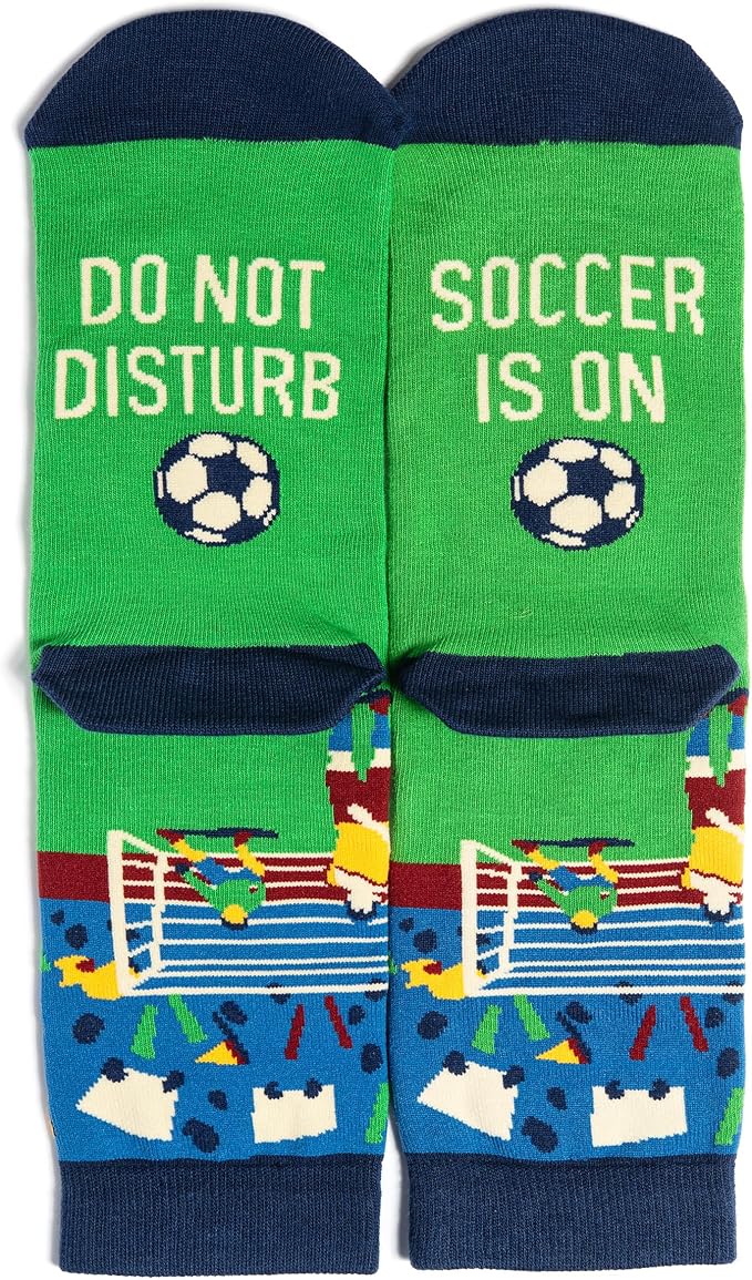 Lavley Funny Socks for Sports Fans and Players - Cool Novelty Gifts for Men, Women, & Teens