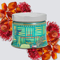 PartyLite 3-Wick Jar Candle, Highly Fragranced Clean Burning Glass Candle, 25-45 Hours Burn Time (Red Hinoki Wood)
