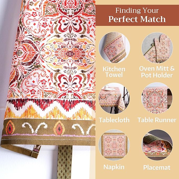 Maison d' Hermine 100% Cotton Apron for women with Pocket Kitchen Chef Apron for Men Cooking Gardening Server Waitress