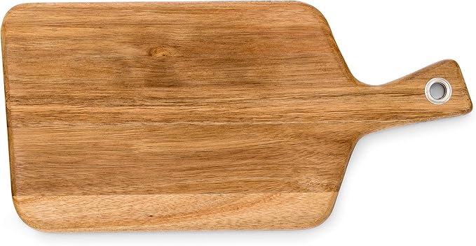 Weddingstar Wooden Paddle Cutting Board or Serving Board With Handle 13.5" x 6.5" - Blank
