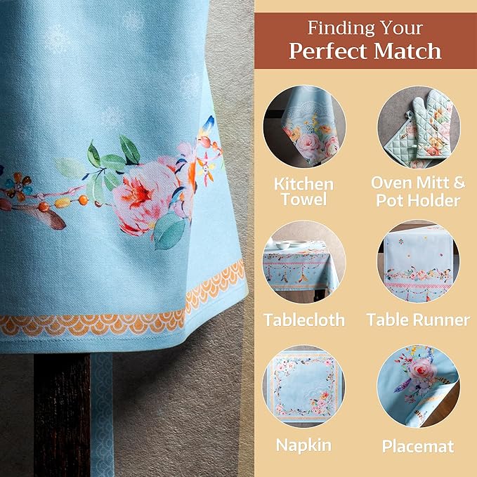 Maison d' Hermine 100% Cotton Apron for women with Pocket Kitchen Chef Apron for Men Cooking Gardening Server Waitress