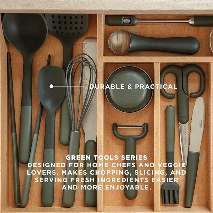 EVA SOLO | Green Tools serving Spoon | Large | Danish Design & Functionality | Green