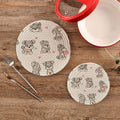 Kitchen Trivets Pot Holders Set of 2, Cute Schnauzer Hearts Trivets for Hot Pots Dishes Woven Trivet Coaster Pad Mat for Counter