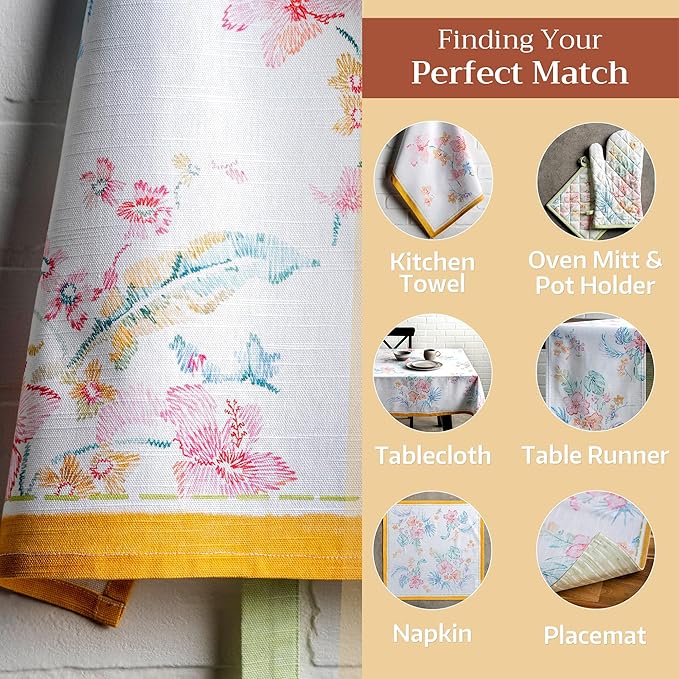 Maison d' Hermine 100% Cotton Apron for women with Pocket Kitchen Chef Apron for Men Cooking Gardening Server Waitress