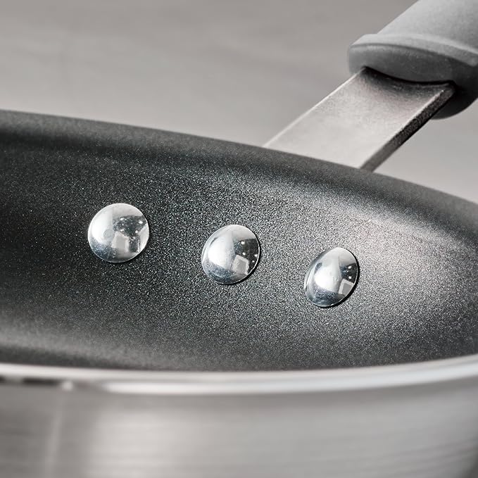 Tramontina Professional 14-Inch Non Stick Extra Large Frying Pan, Heavy-Gauge Aluminum Skillet with Reinforced Nonstick Coating, Gray Handle, Dishwasher and Oven Safe