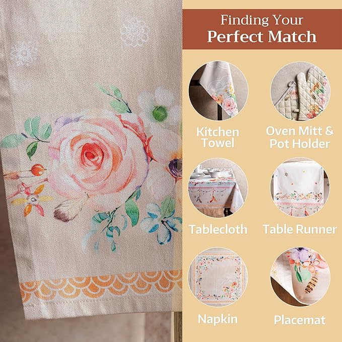 Maison d' Hermine 100% Cotton Apron for women with Pocket Kitchen Chef Apron for Men Cooking Gardening Server Waitress