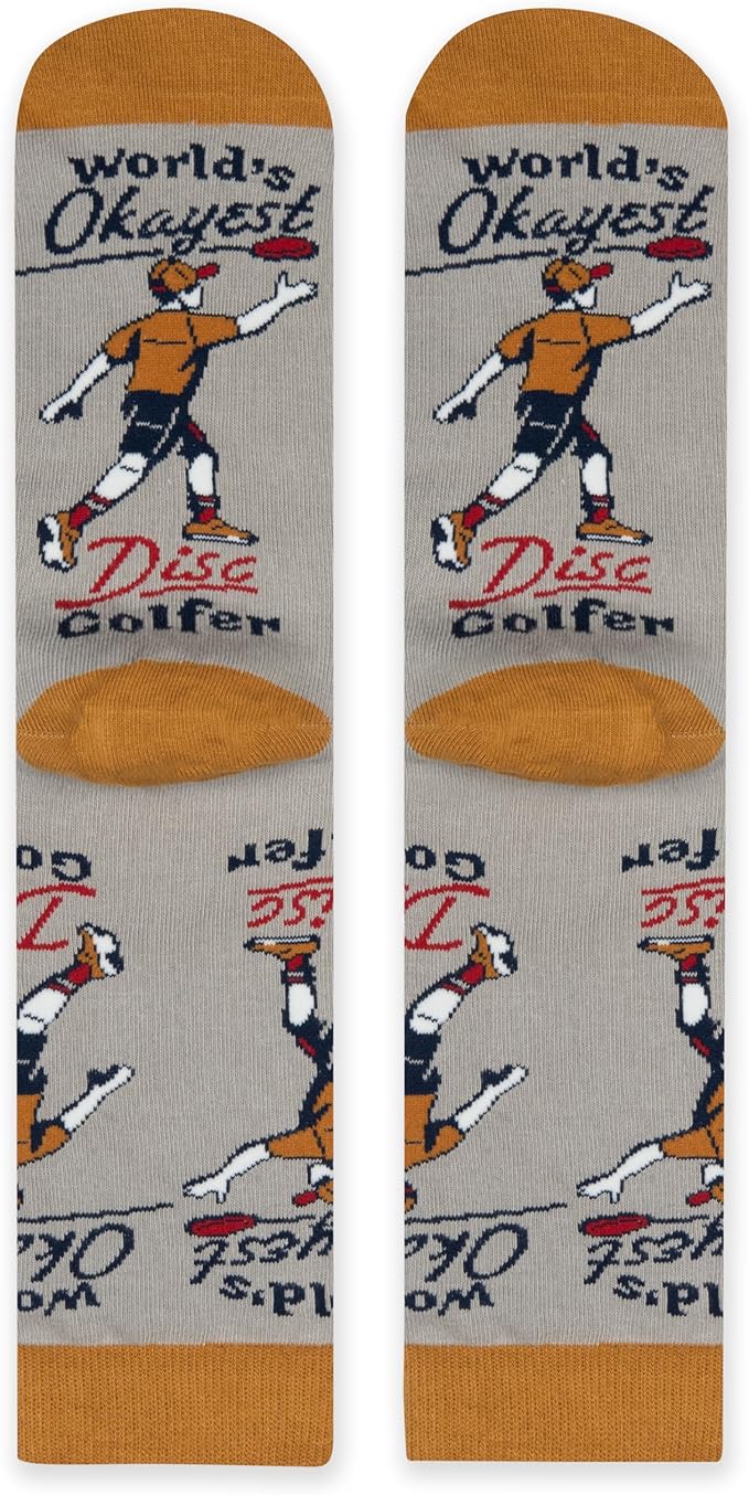 Lavley Funny Socks for Sports Fans and Players - Cool Novelty Gifts for Men, Women, & Teens