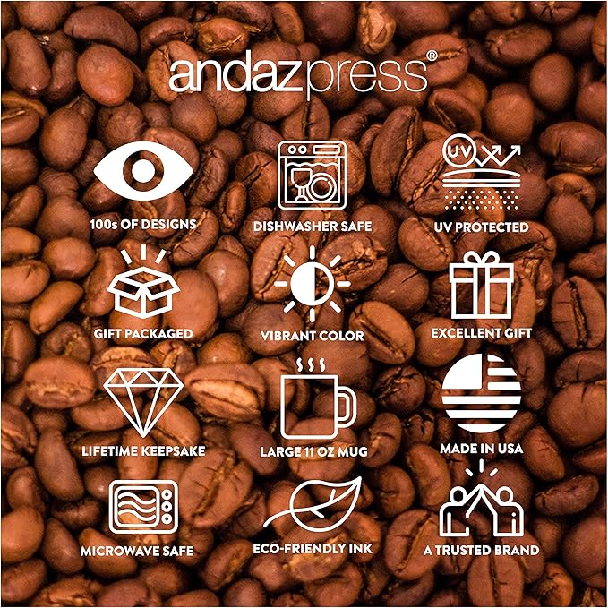 Andaz Press Simple Rustic Farmhouse Kitchen Decor 11oz. Ceramic Coffee Tea Mug Gift, Daughter-in-Law, 1-Pack, Birthday Christmas Gift Ideas for Family, Friends