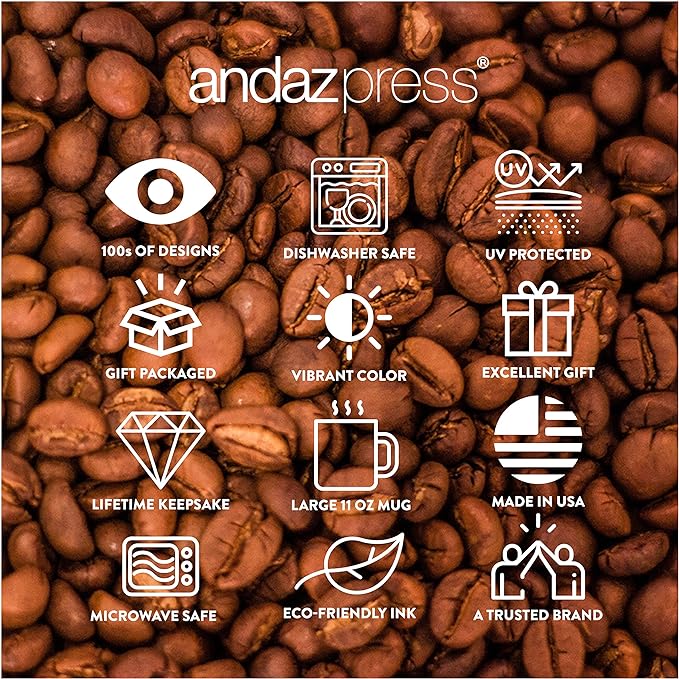 Andaz Press Simple Rustic Farmhouse Kitchen Decor 11oz. Ceramic Coffee Tea Mug Gift, Grandson, 1-Pack, Birthday Christmas Gift Ideas for Family, Friends