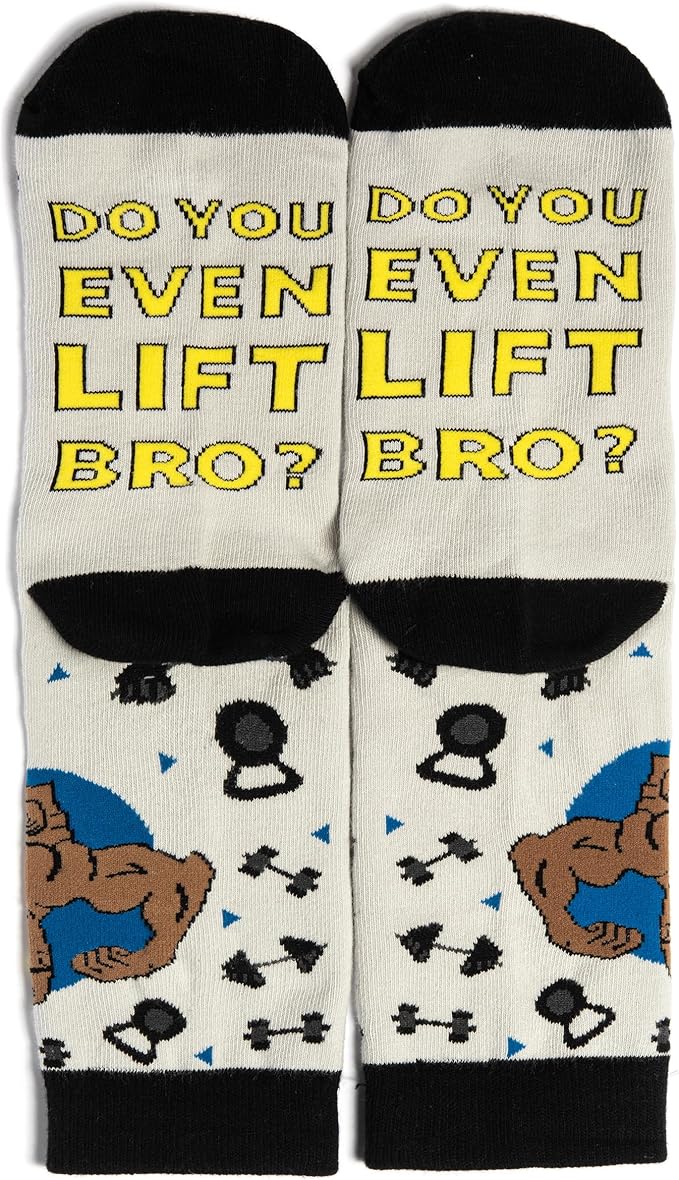 Lavley Funny Socks for Sports Fans and Players - Cool Novelty Gifts for Men, Women, & Teens