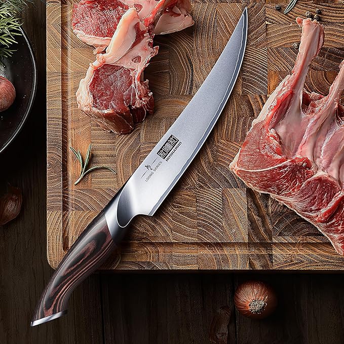 HOSHANHO Boning Knife 6 Inch, High Carbon Stainless Steel Fillet Knife for Fish, Professional Japanese Sharp Kitchen Filleting Knives for Meat Cutting