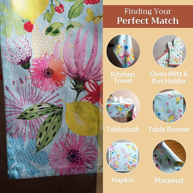 Maison d' Hermine 100% Cotton Apron for women with Pocket Kitchen Chef Apron for Men Cooking Gardening Server Waitress