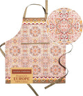 Maison d' Hermine 100% Cotton Apron for women with Pocket Kitchen Chef Apron for Men Cooking Gardening Server Waitress