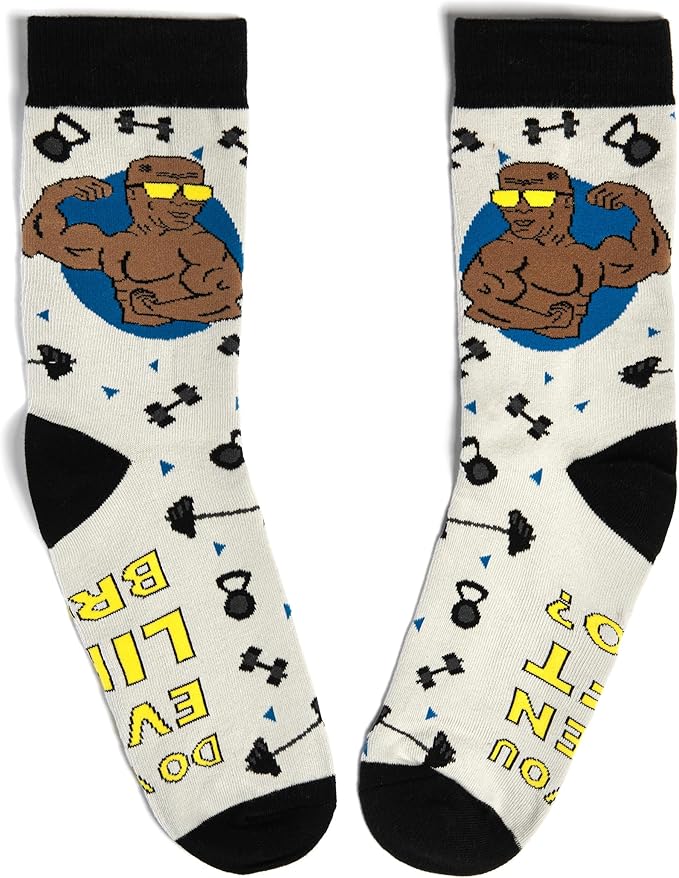 Lavley Funny Socks for Sports Fans and Players - Cool Novelty Gifts for Men, Women, & Teens