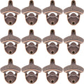 12 PCS Wall Mount Bottle Opener Bulk, IT'S FIVE O'CLOCK SOMEWHERE Beer Top Opener Wall Mounted for Table