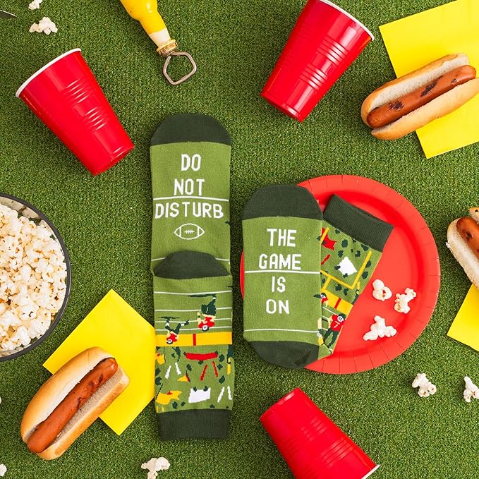 Lavley Funny Socks for Sports Fans and Players - Cool Novelty Gifts for Men, Women, & Teens