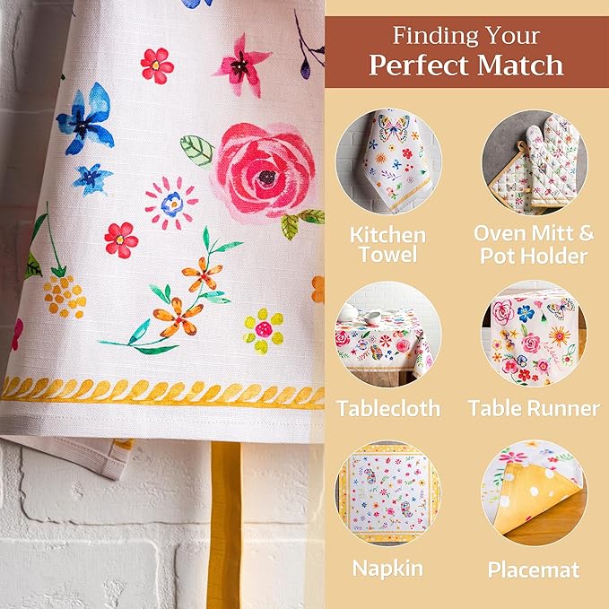 Maison d' Hermine 100% Cotton Apron for women with Pocket Kitchen Chef Apron for Men Cooking Gardening Server Waitress
