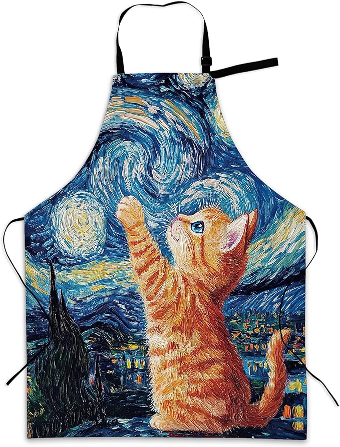 Apron with Pockets for Women, Adjustable Kitchen Cooking BBQ Chef Apron, Gifts for Mom Birthday, or Holidays