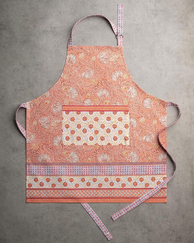 Maison d' Hermine 100% Cotton Apron for women with Pocket Kitchen Chef Apron for Men Cooking Gardening Server Waitress