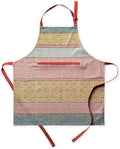 Maison d' Hermine 100% Cotton Apron for women with Pocket Kitchen Chef Apron for Men Cooking Gardening Server Waitress