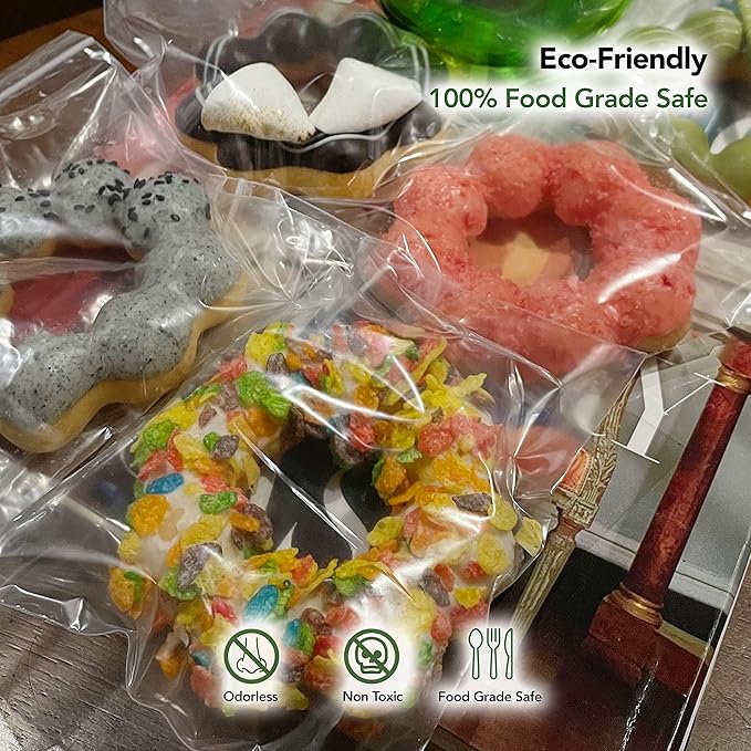 5 x 5 Inch Resealable Plastic Bags 1000 Pack — Clear Reclosable Snack Bags with Zipper Seal Top for Treats, Crafts, Small Parts, Storage