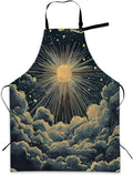 Apron with Pockets for Women, Adjustable Kitchen Cooking BBQ Chef Apron, Gifts for Mom Birthday, or Holidays