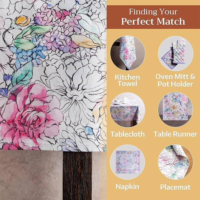 Maison d' Hermine 100% Cotton Apron for women with Pocket Kitchen Chef Apron for Men Cooking Gardening Server Waitress