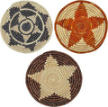 Grain Wares 7-8 Inch Handmade Trivets for Hot Dishes, Hot Pots and Pans, Durable Heat Resistant Coaster for Kitchen, Hot Pads for Countertops and Table, Star Set of 3