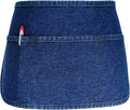 FAME F9RB Rounded Bottom 3 Pocket Waist Apron - Stonewashed Denim (WFA82001SD)