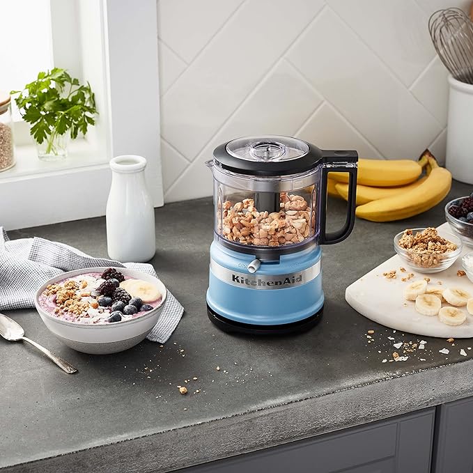 KitchenAid 3.5 Cup Food Chopper KFC3516VB, Blue Velvet