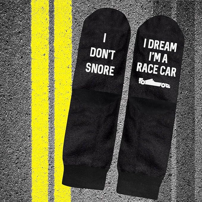 VICRAZY Racing Car, Sport Car Socks for Men, Women - Formula 1 Gifts, Racing Socks, Stocking Stuffers for Men, Women