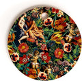 Society6 Bamboo Cutting Board- Kitchen Decor by Burcu Korkmazyurek - Unique Cutting Boards for Kitchen, 11.5" x 11.5" x 0.5", Hera And Zeus Garden